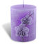 Violet orchid candle