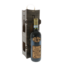 Sticla personalizata cu urare in cutie lemn wenge