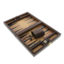 Exkluzív játék mini backgammon barna dobozban 23 cm