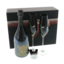 Set cadou Dom Perignon Vintage cu pahare cristal negru