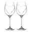 Set 2 pahare vin rosu cristal inima Diamante 470 ml