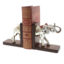 Set Suport carte elefant argintiu 16cm