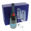 Set Cadou Șampanie Moët & Chandon Nectar Impérial Personalizat cu Pahare din Cristal
