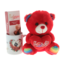 Set cadou Valentine's cu Cană Personalizată, Ursuleț roșu și Praline