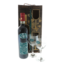 Set cadou Ambiția vin personalizat și pahare în cutie lemn