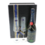 Moët Nectar Personalizat cu 2 Pahare de Cristal în Cutie Cadou Elegantă