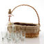 Gift Basket with Bottle and Glasses
