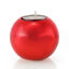 Red Globe Candle Holder