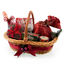 Velvet Christmas Basket