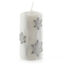 Christmas Candle with Snowflakes