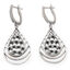 Queen Style Silver Earrings