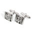 Modern Silver Cufflinks