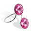 Swarovski Silver Ring Pink