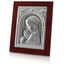 Mary and Jesus Silver Icon