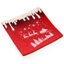 Square Christmas Tree Plate Red-White