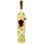 Twisted Wine Bottle with Grapes