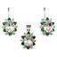 Green Retro Jewlery Set