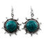 Silver Earrings with Turquoise