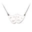 Silver Necklace with Theatre Mask