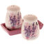 Salt and pepper holder with Lavender