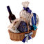 Blue Christmas Gift Basket