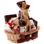 Golden Christmas Gift Basket