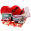 Heart gift basket