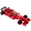 Formula 1 car with brandy