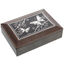 Grey jewelry box with butterfly