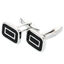 Silver Cufflinks Elegant Line