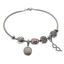 Red Charms Silver Bracelet