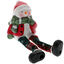 Christmas Snowman with Textile Legs