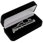 Silver Shades Tie Pin 2