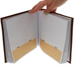 Photo Album with Picture Frame Brown Curves 4