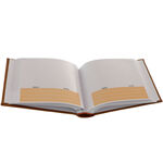 Photo Album with Picture Frame Light Brown 4
