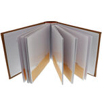 Photo Album with Picture Frame Light Brown 5