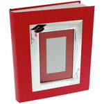 Red leather graduation photo album 2