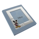 Album foto copii Mickie Mouse albastru cu argint 31cm 2