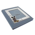 Album foto copii Mickie Mouse albastru cu argint 31cm 3