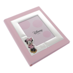 Children's photo album Minnie Mouse pink with silver 31cm 2