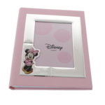 Album foto copii Minnie Mouse roz cu argint 31cm