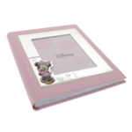 Album foto copii Minnie Mouse roz cu argint 31cm 3