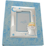 Photo Album with Frame Light Blue for Boys 2