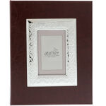 Photo album with silver plated frame Baroque 2