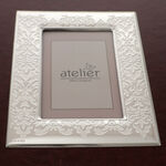 Photo album with silver plated frame Baroque 5