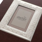 Photo album with silver plated frame Baroque 6