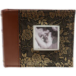 Photo Album with Frame Golden Flowers 5