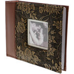 Photo Album with Frame Golden Flowers 6