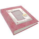 Pink Photo Album with Frame for Girls 1