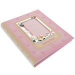 Leather and Silver Photo album Pink Turtle 1